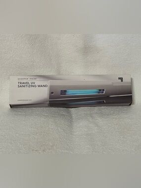 Sharper Image Travel UV Sanitizing Wand - White